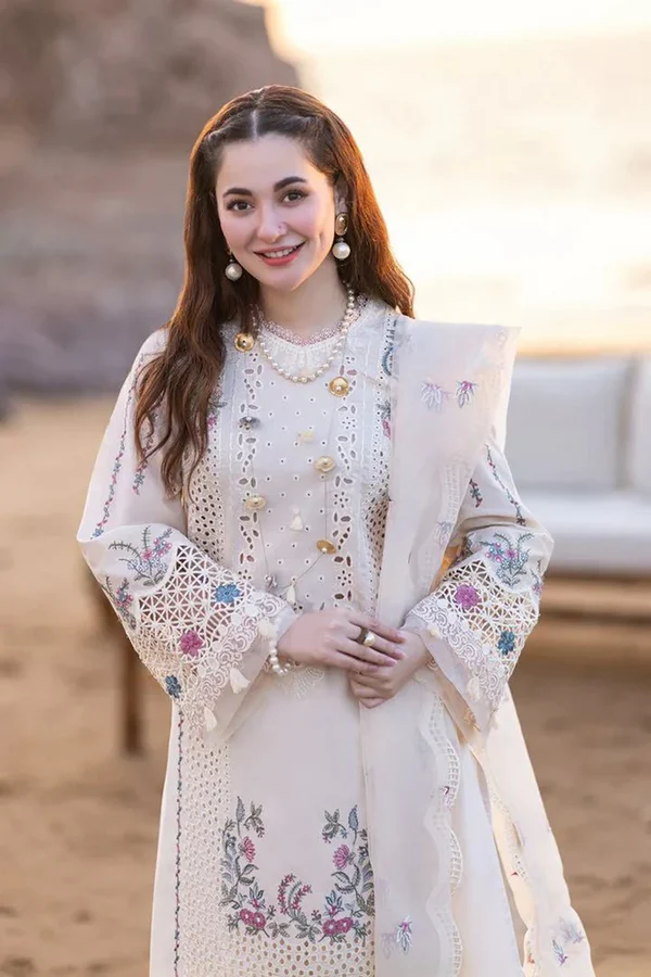 Organza – Embroidered Lawn Suit