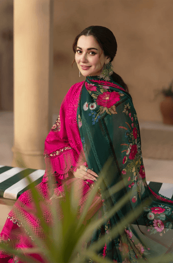 Jacquard – Embroidered Lawn Suit