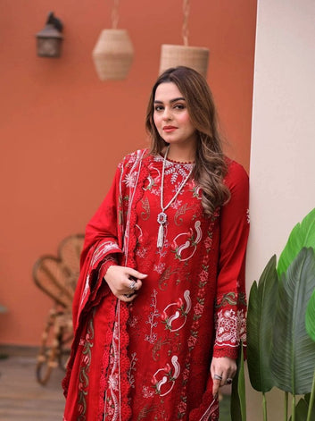 Chikankari – Embroidered Lawn Suit
