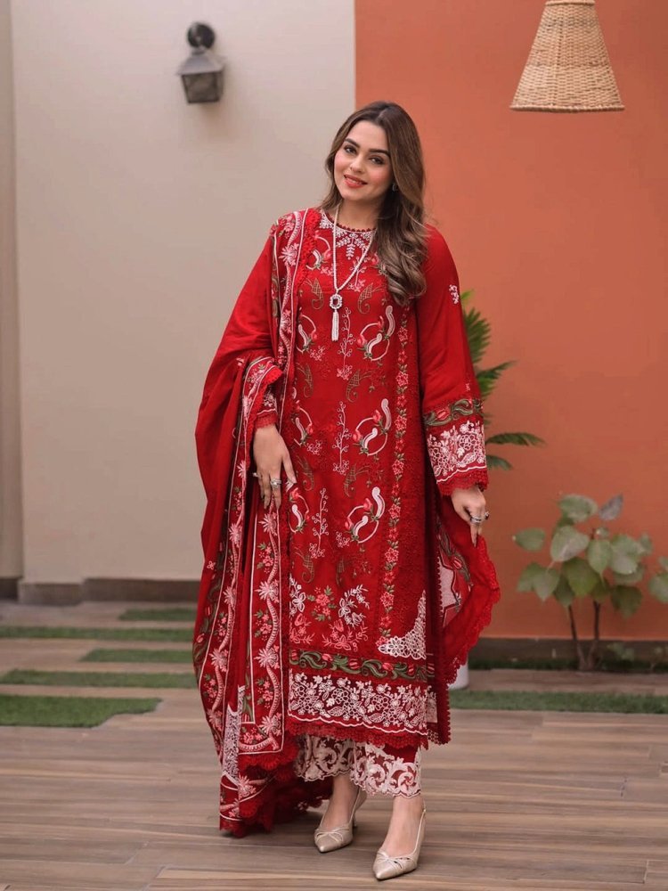 Chikankari – Embroidered Lawn Suit