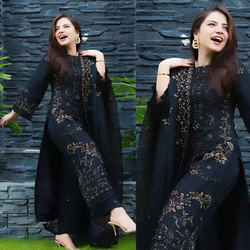 Organza – Embroidered Lawn Suit